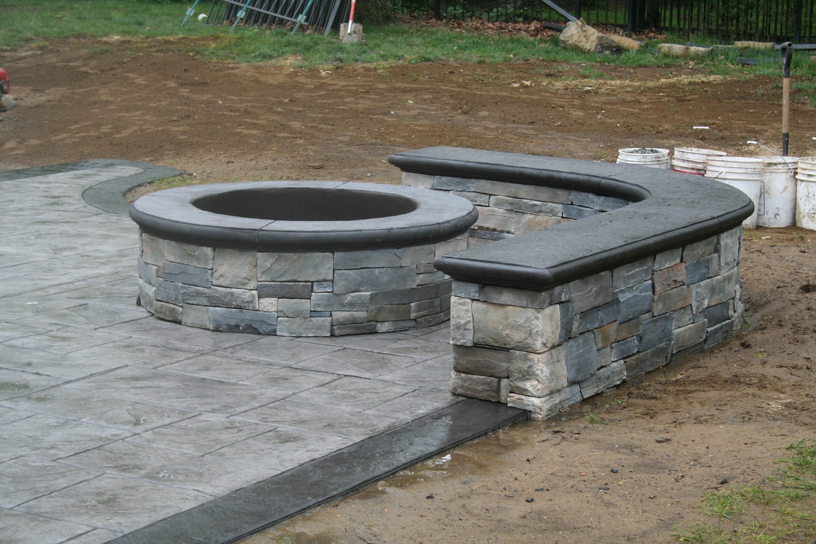 custom fire pit in Fair Haven, NJ